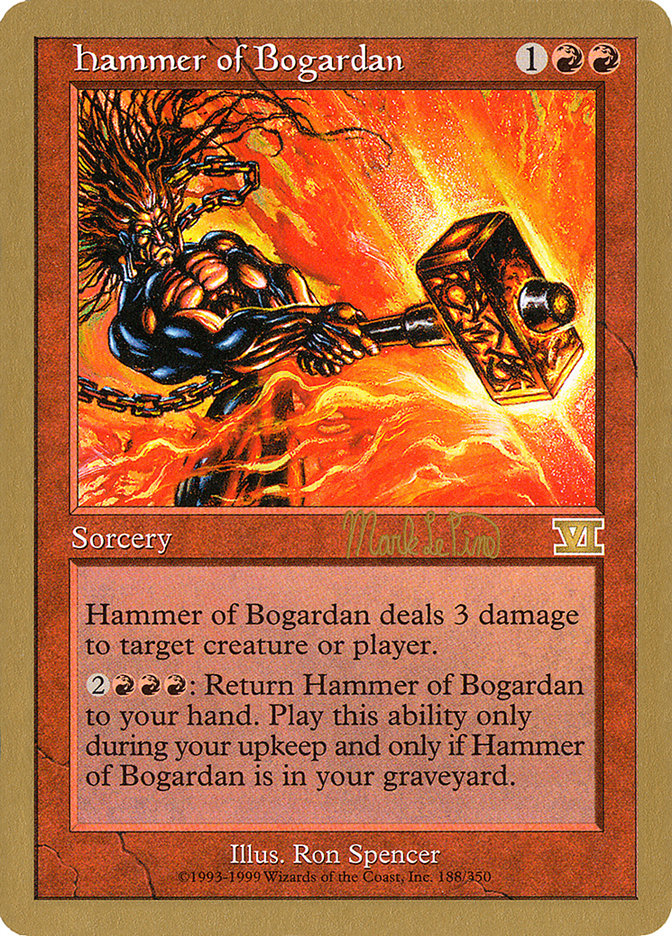 Hammer of Bogardan (Mark Le Pine) [World Championship Decks 1999] | Total Play