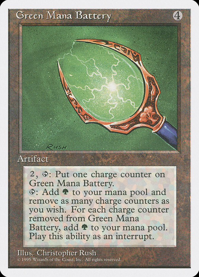 Green Mana Battery [Fourth Edition] | Total Play