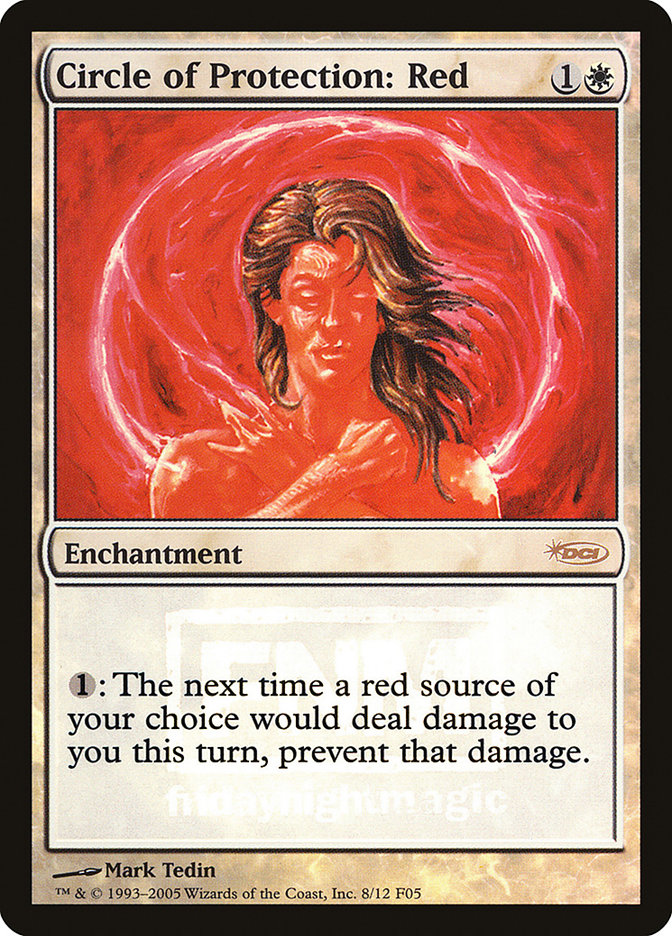 Circle of Protection: Red [Friday Night Magic 2005] | Total Play