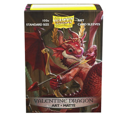 Dragon Shield: Standard 100ct Art Sleeves - Valentine Dragon (2020) | Total Play