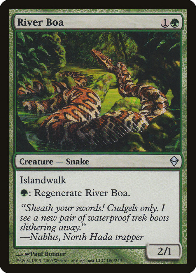 River Boa [Zendikar] | Total Play