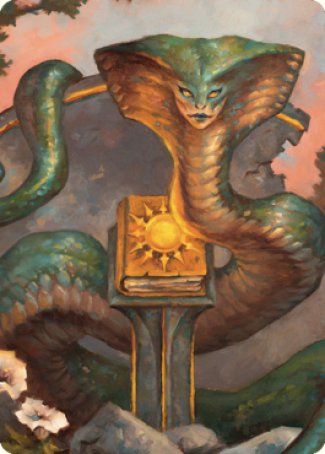 Guardian Naga Art Card [Commander Legends: Battle for Baldur's Gate Art Series] | Total Play