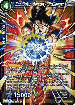 Son Goku, Calamity Challenger (BT14-037) [Cross Spirits] | Total Play