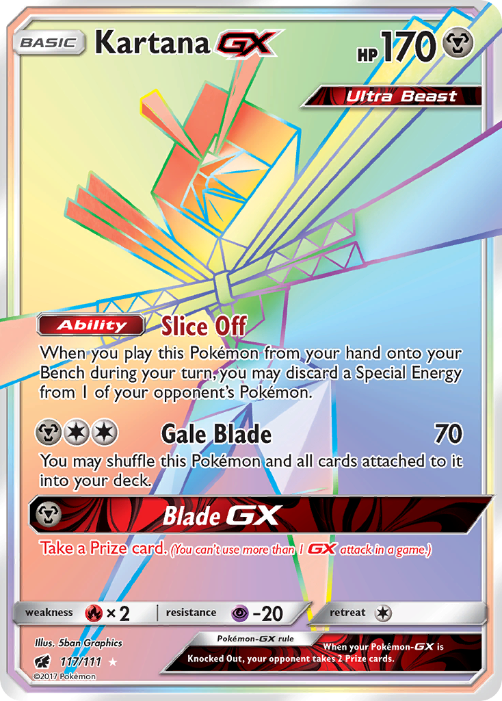 Kartana GX (117/111) [Sun & Moon: Crimson Invasion] | Total Play