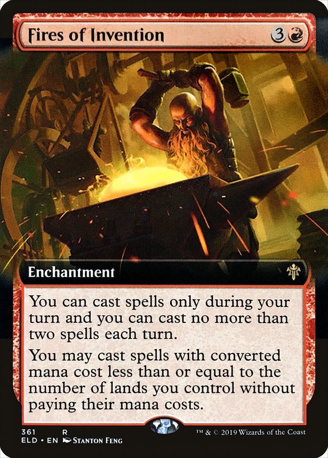 Fires of Invention (Extended Art) [Throne of Eldraine] | Total Play