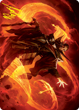 Plargg, Dean of Chaos Art Card (Gold-Stamped Signature) [Strixhaven: School of Mages Art Series] | Total Play