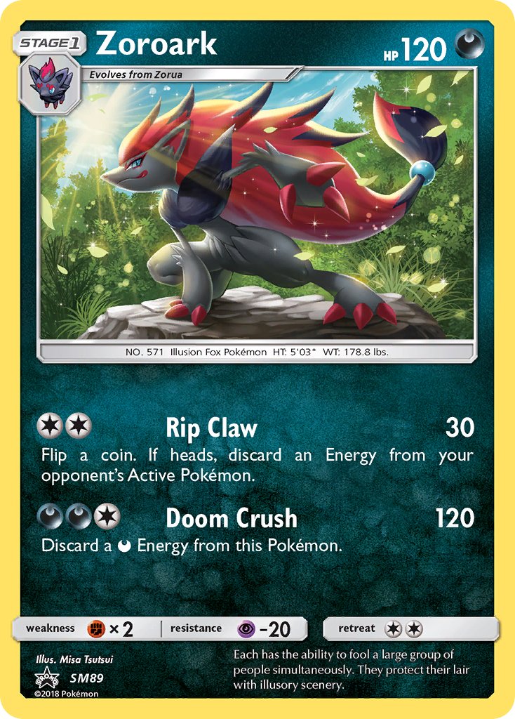 Zoroark (SM89) [Sun & Moon: Black Star Promos] | Total Play