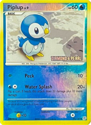 Piplup (93/130) (Diamond and Pearl) [Burger King Promos: 2008 Collection] | Total Play