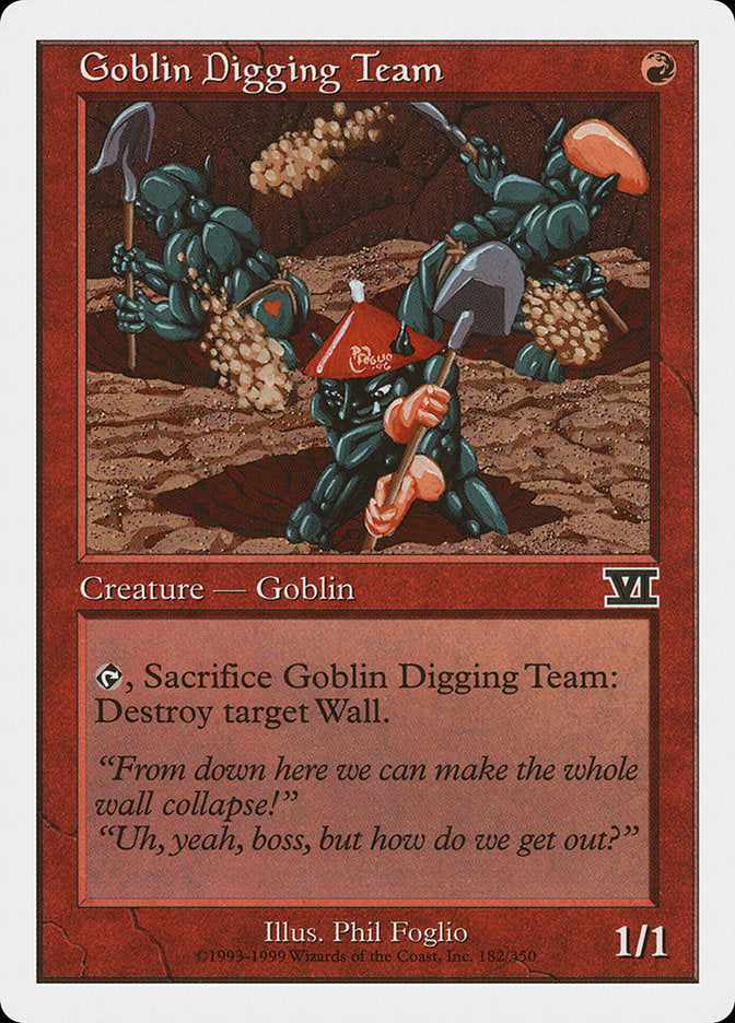 Goblin Digging Team [Classic Sixth Edition] | Total Play