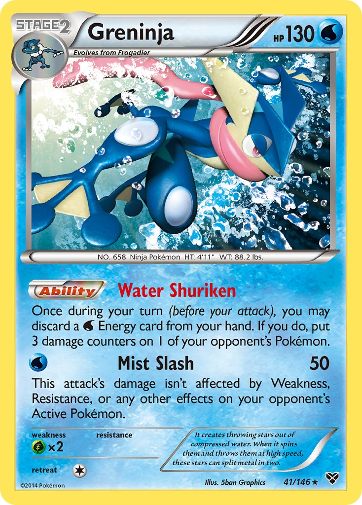 Greninja (41/146) (Cosmos Holo) (Blister Exclusive) [XY: Base Set] | Total Play