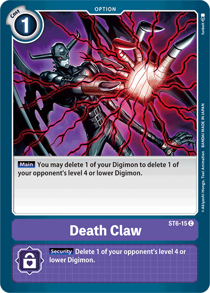 Death Claw [ST6-15] [Starter Deck: Venomous Violet] | Total Play