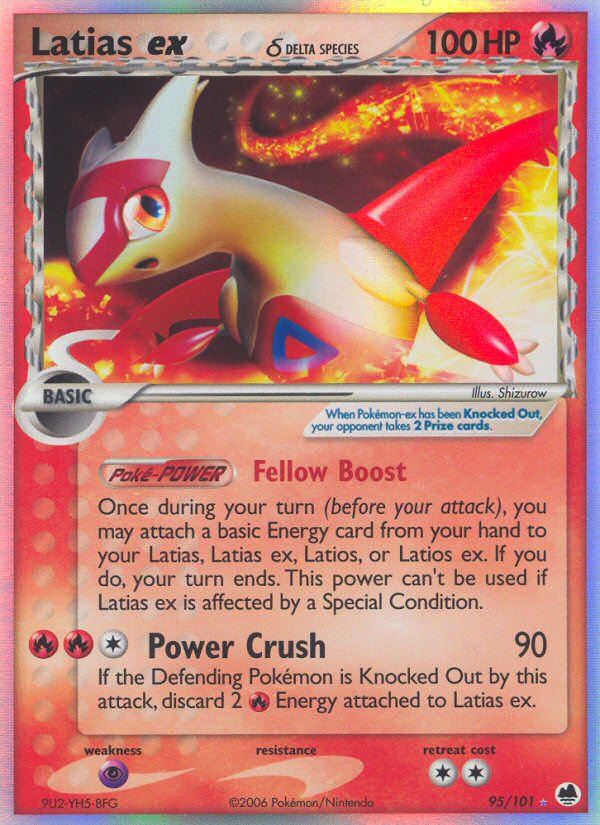 Latias ex (95/101) (Delta Species) [EX: Dragon Frontiers] | Total Play