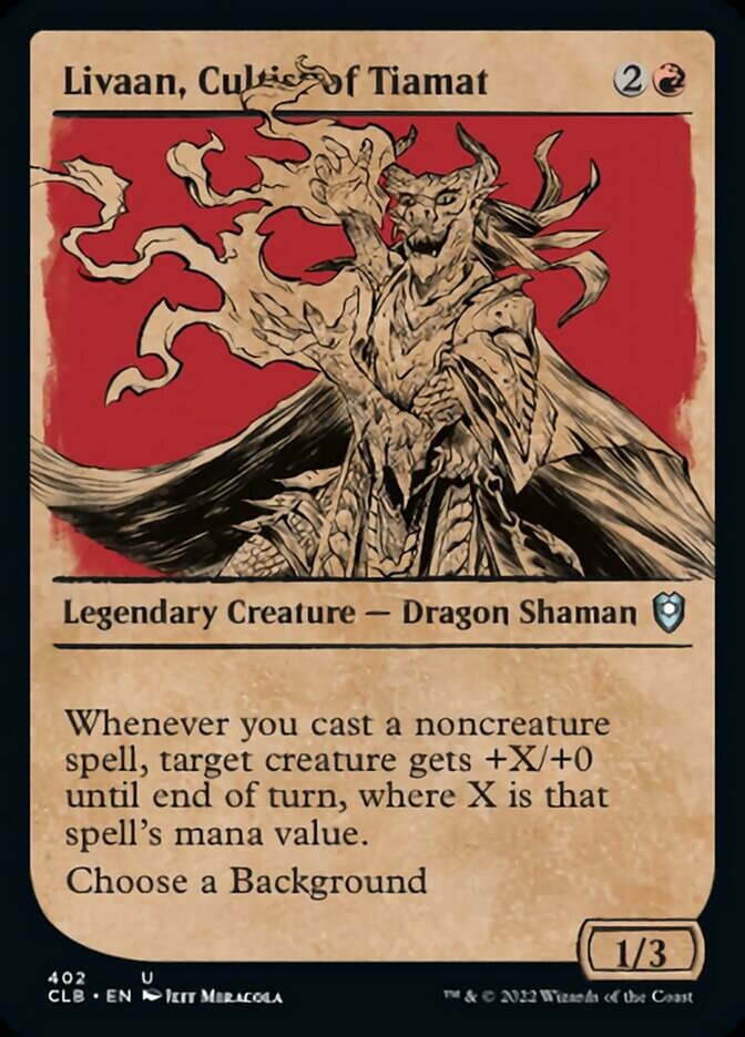 Livaan, Cultist of Tiamat (Showcase) [Commander Legends: Battle for Baldur's Gate] | Total Play