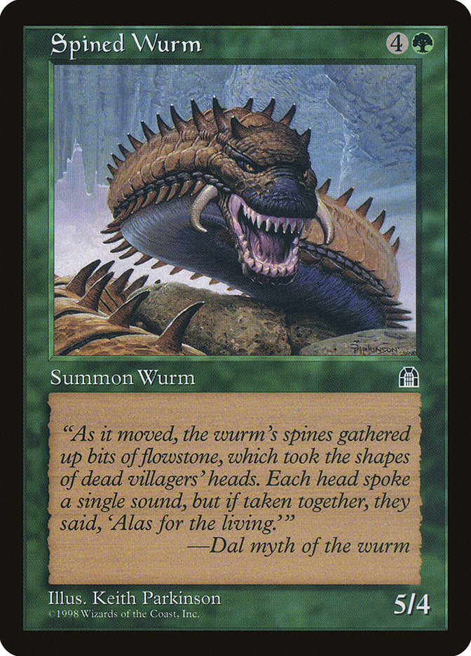 Spined Wurm [Stronghold] | Total Play