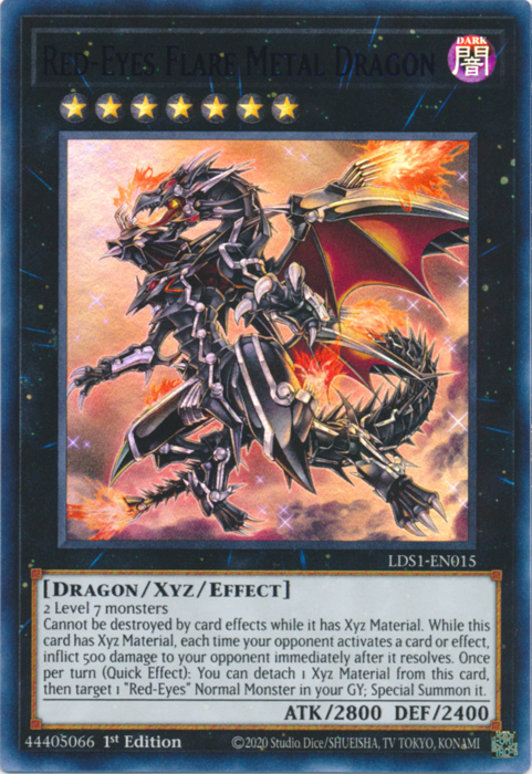 Red-Eyes Flare Metal Dragon (Purple) [LDS1-EN015] Ultra Rare | Total Play