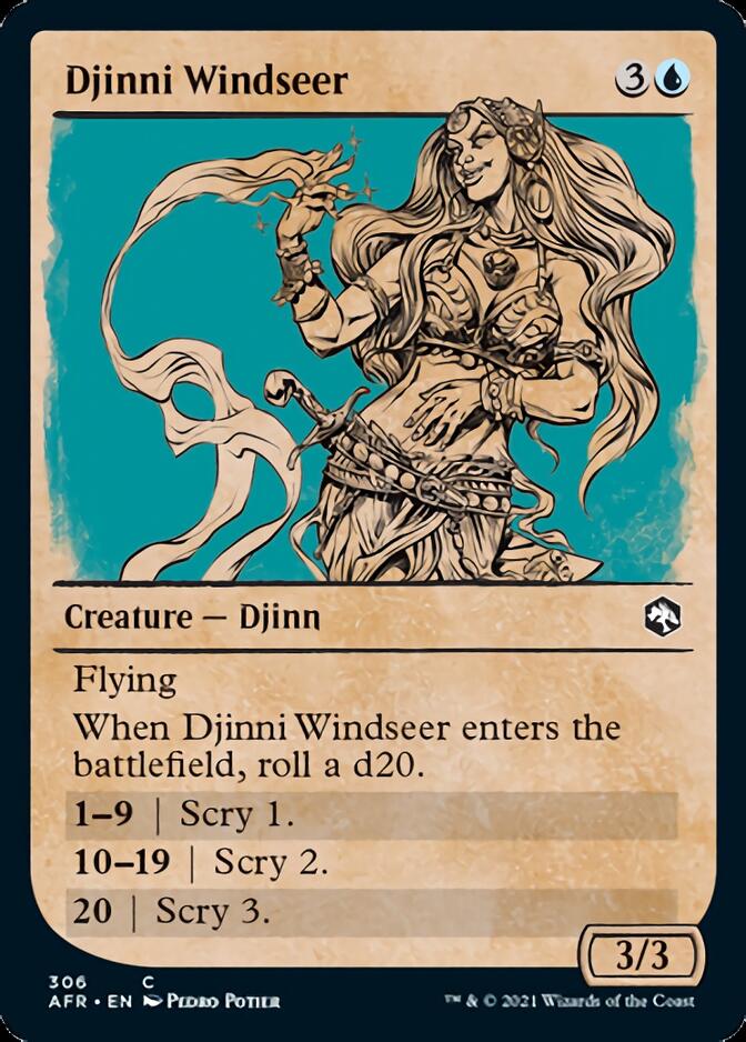 Djinni Windseer (Showcase) [Dungeons & Dragons: Adventures in the Forgotten Realms] | Total Play