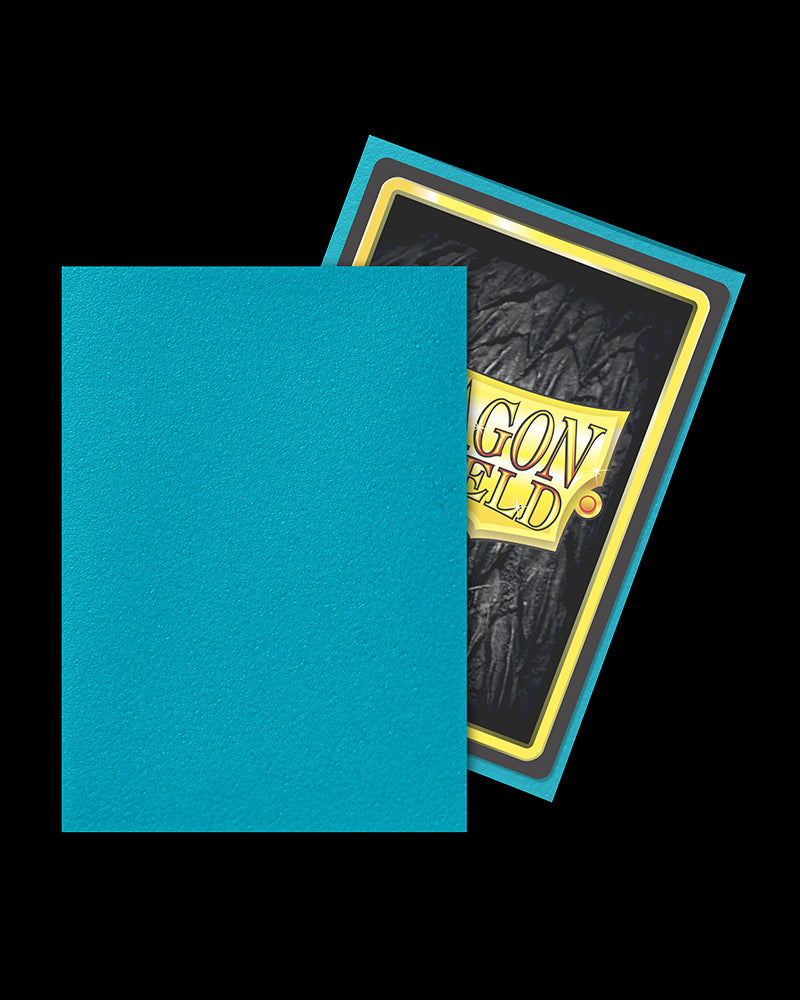 Dragon Shield: Standard 100ct Sleeves - Turquoise (Matte) | Total Play