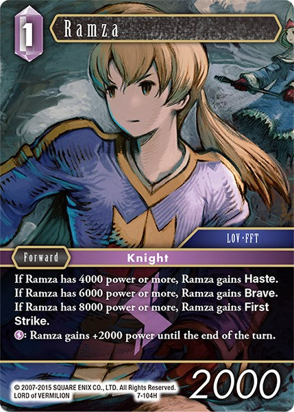 Ramza [Opus VII] | Total Play