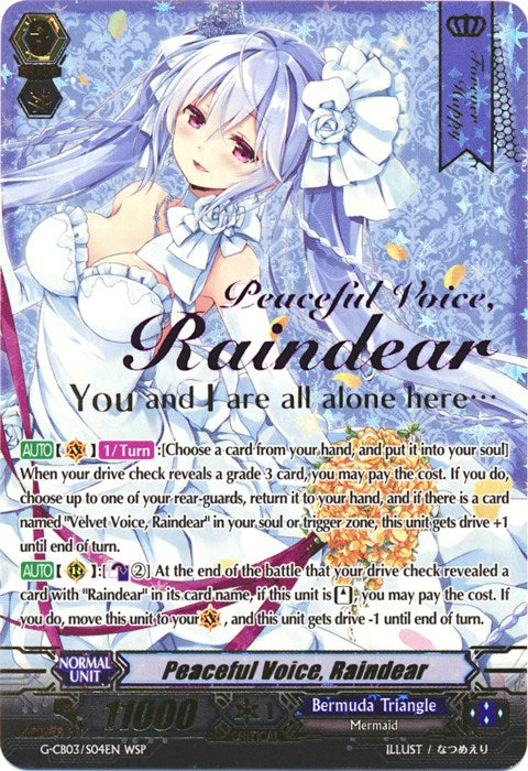 Peaceful Voice, Raindear (Wedding) (G-CB03/S04EN) [Blessing of Divas] | Total Play