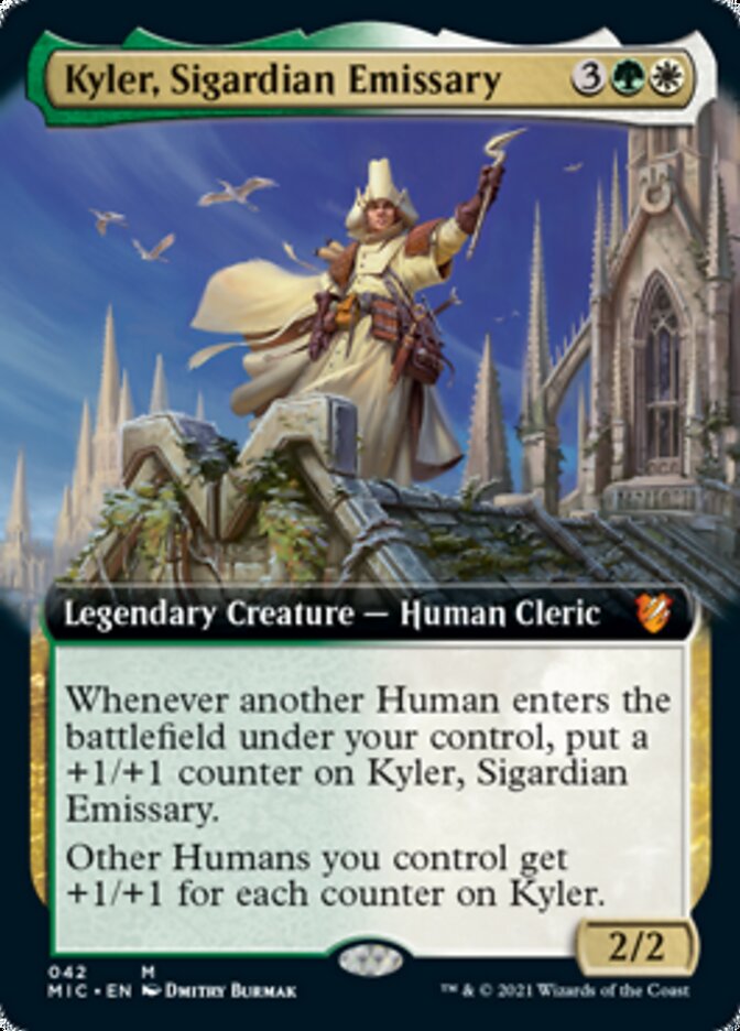 Kyler, Sigardian Emissary (Extended Art) [Innistrad: Midnight Hunt Commander] | Total Play