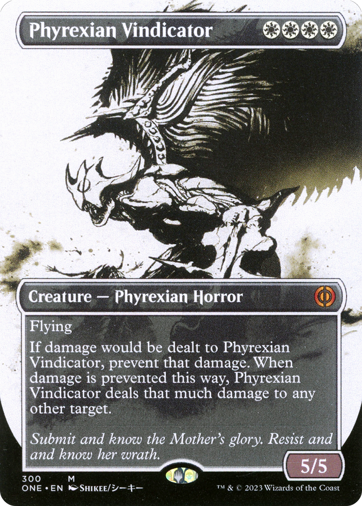 Phyrexian Vindicator (Borderless Ichor) [Phyrexia: All Will Be One] | Total Play