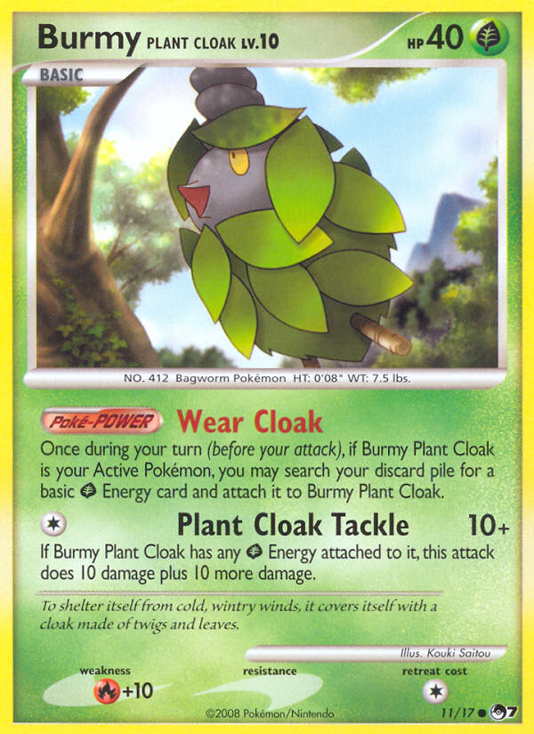 Burmy Plant Cloak (11/17) [POP Series 7] | Total Play