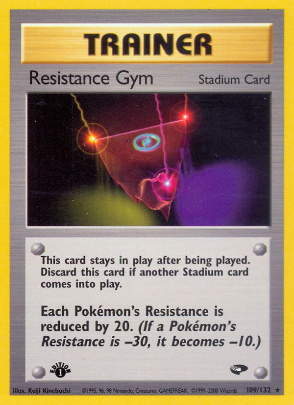 Resistance Gym (109/132) [Gym Challenge 1st Edition] | Total Play