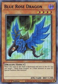 Blue Rose Dragon (Green) [LDS2-EN104] Ultra Rare | Total Play