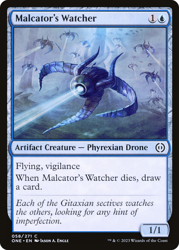 Malcator's Watcher [Phyrexia: All Will Be One] | Total Play