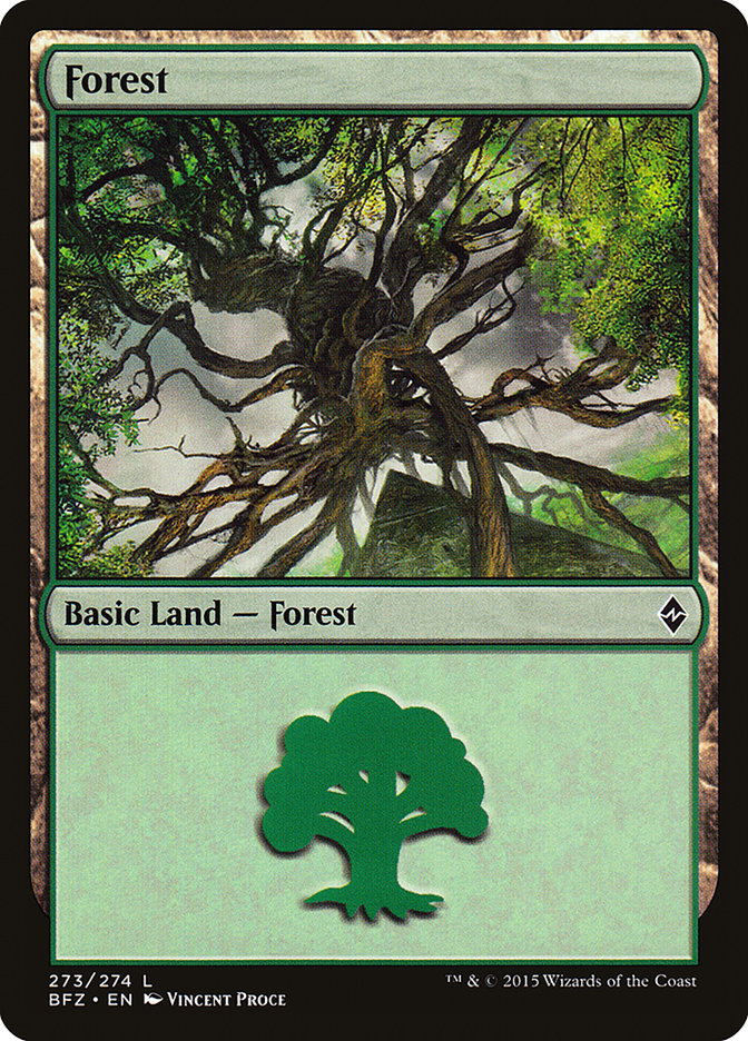 Forest (273a) [Battle for Zendikar] | Total Play