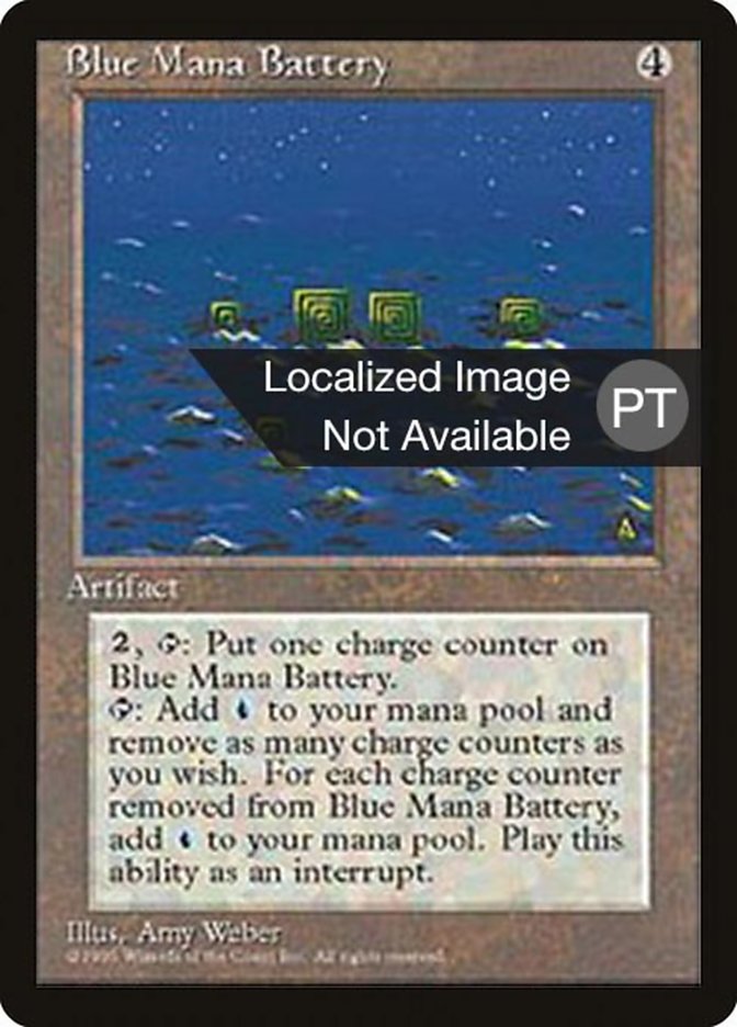 Blue Mana Battery [Fourth Edition (Foreign Black Border)] | Total Play