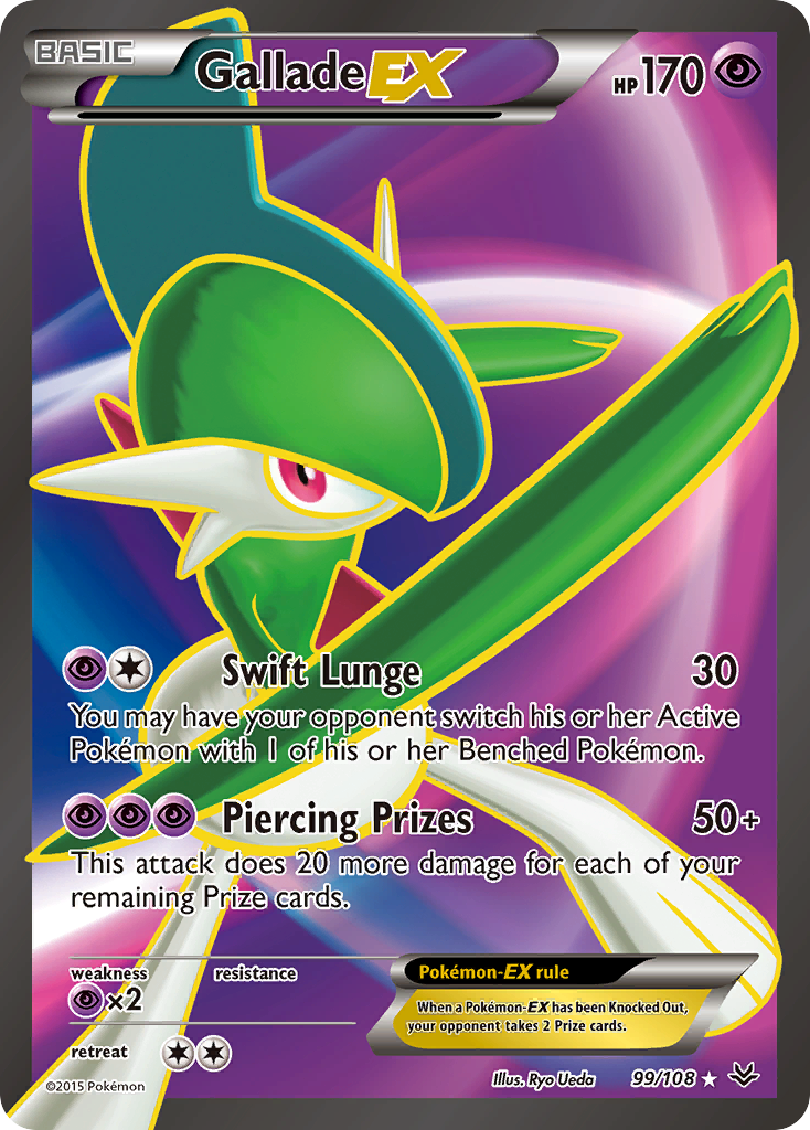 Gallade EX (99/108) [XY: Roaring Skies] | Total Play