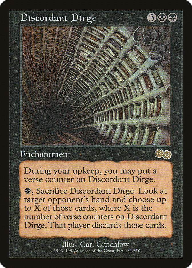 Discordant Dirge [Urza's Saga] | Total Play