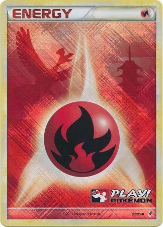 Fire Energy (89/95) (Play Pokemon Promo) [HeartGold & SoulSilver: Call of Legends] | Total Play