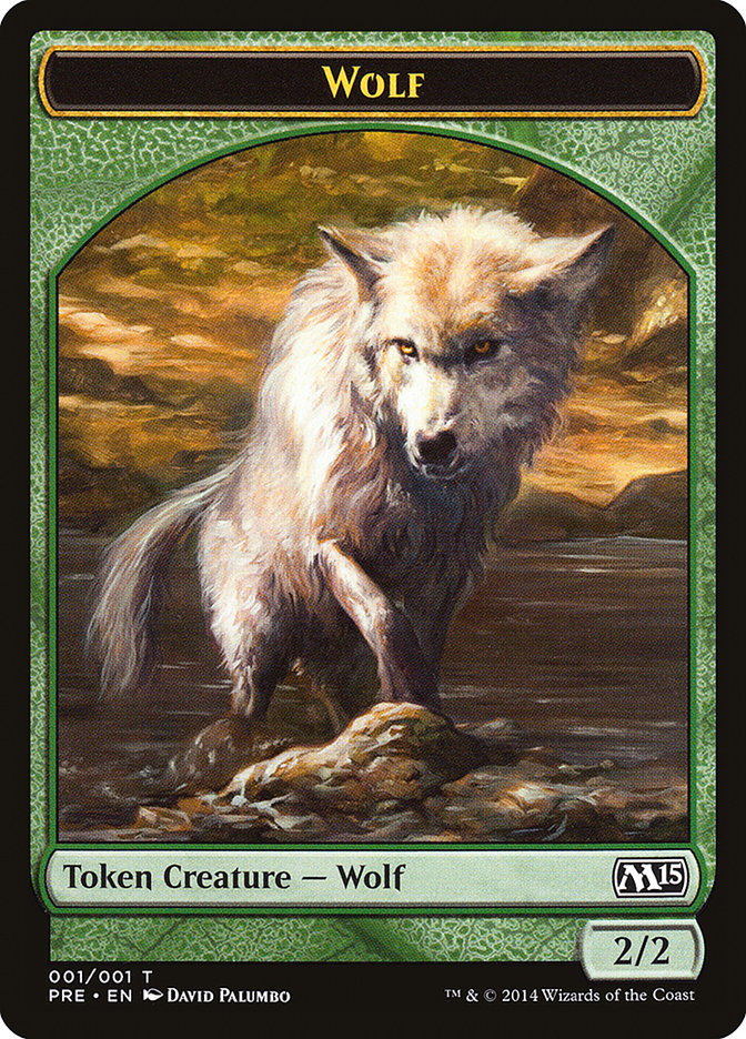 Wolf Token [Magic 2015 Prerelease Promos] | Total Play