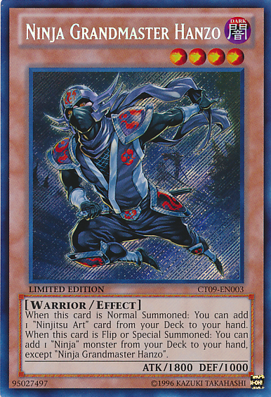 Ninja Grandmaster Hanzo [CT09-EN003] Secret Rare | Total Play