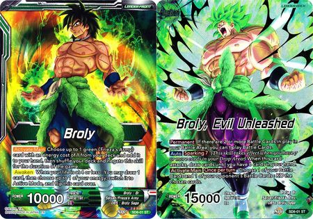 Broly // Broly, Evil Unleashed (Starter Deck Exclusive) (SD8-01) [Destroyer Kings] | Total Play