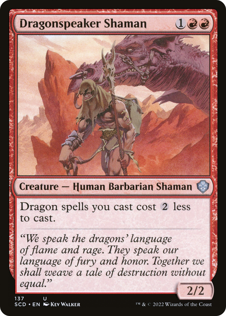 Dragonspeaker Shaman [Starter Commander Decks] | Total Play