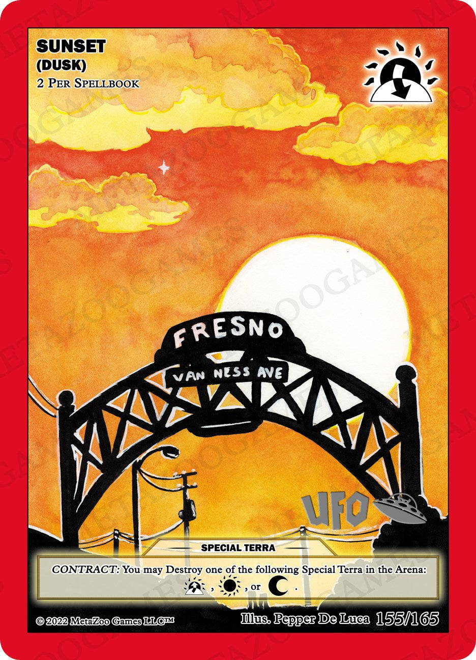 Sunset (Dusk) [Cryptid Nation: UFO First Edition Spoiler Pack] | Total Play