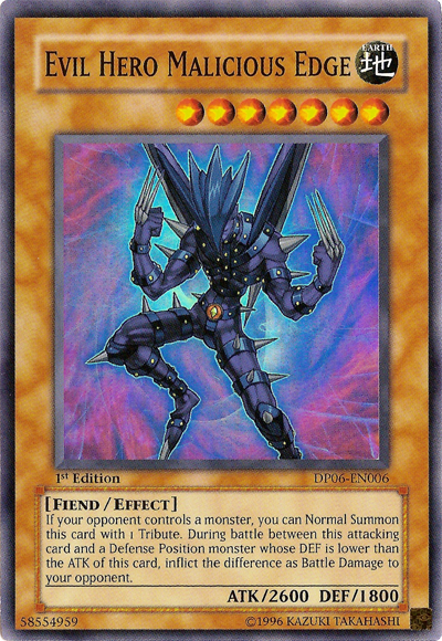 Evil Hero Malicious Edge [DP06-EN006] Super Rare | Total Play