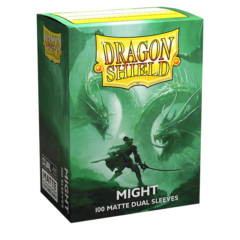 Dragon Shield: Standard 100ct Sleeves - Might (Dual Matte) | Total Play