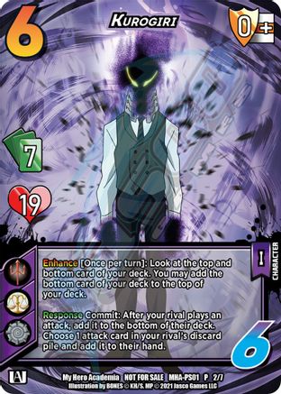 Kurogiri [Series 1 Promos] | Total Play