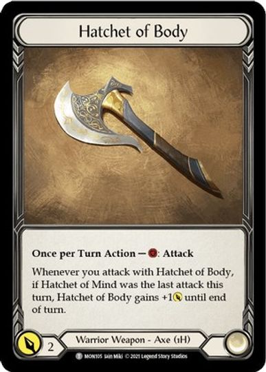 Chane // Hatchet of Body [MON154 // MON105] (Monarch Unlimited)  Unlimited Normal | Total Play