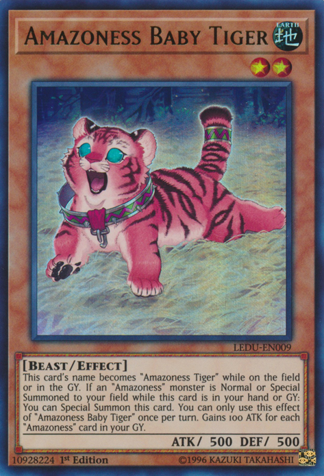 Amazoness Baby Tiger [LEDU-EN009] Ultra Rare | Total Play