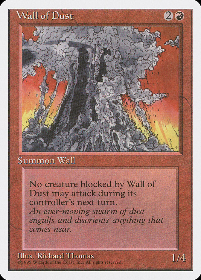 Wall of Dust [Fourth Edition] | Total Play