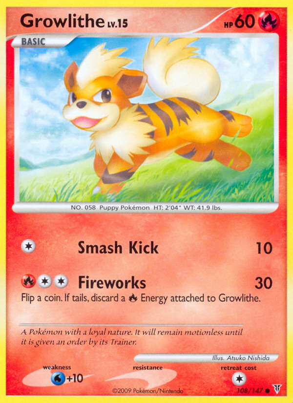 Growlithe (108/147) [Platinum: Supreme Victors] | Total Play