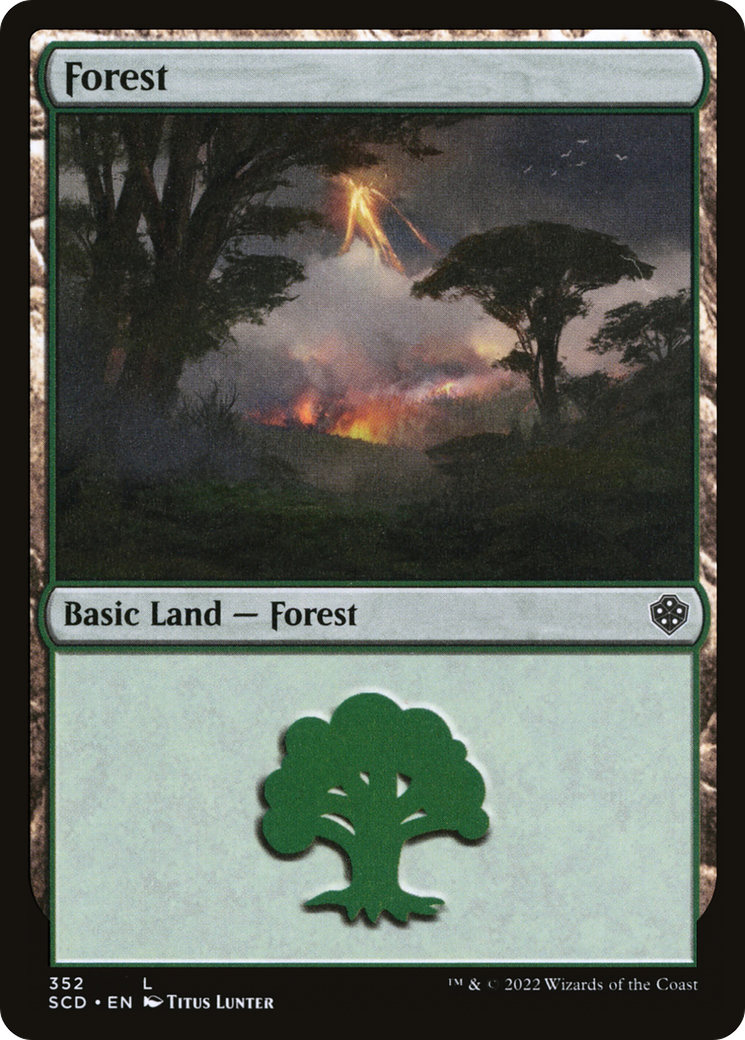 Forest (352) [Starter Commander Decks] | Total Play