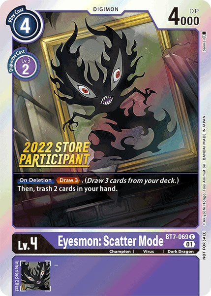 Eyesmon: Scatter Mode [BT7-069] (2022 Store Participant) [Next Adventure Promos] | Total Play