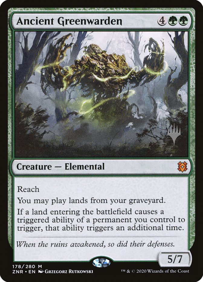 Ancient Greenwarden (Promo Pack) [Zendikar Rising Promos] | Total Play