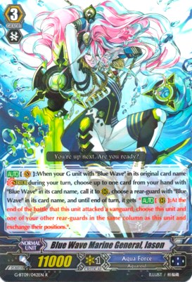Blue Wave Marine General, Iason (G-BT09/042EN) [Divine Dragon Caper] | Total Play